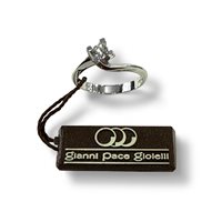 Anello Gianni Pace Donna Solitari in Oro bianco Diamante GPGSL14